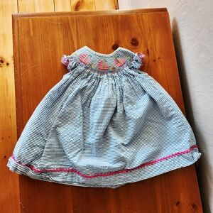 Southern Sunshine 6m Striped Sailboat Dress